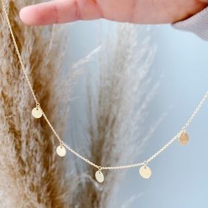 Ruby Stella 14k Yellow Gold 5 Disc Choker